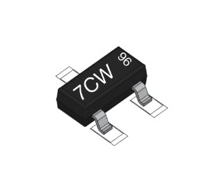 7CW MMBT2222A NPN switching transistor (1P Marking)