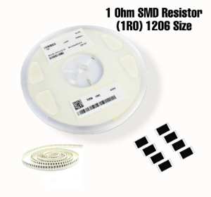 1 Ohm (1R00) SMD Resistor 1206 - 100PCs