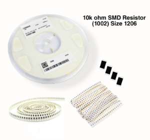 10K Ohm (1002) SMD Resistor 1206 - 50PCs