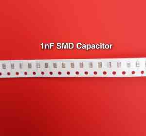 1nF (1000pF) SMD Multilayer Capacitor 0805