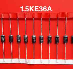 1.5KE36A Diode Transient Voltage Suppressors - 50Pcs