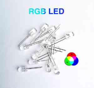 RGB LED Light 5mm Round DIP - 20PCs