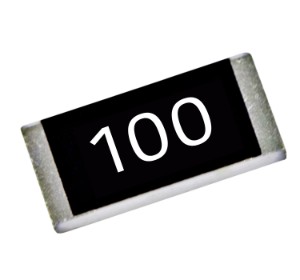 10 Ohm SMD Thin Film Chip Resistors 1% - 1206 Package - 100PCs